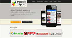 Desktop Screenshot of particleapps.com