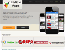 Tablet Screenshot of particleapps.com